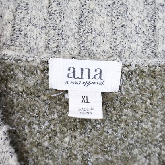 a.n.a Women's Southwest Cabincore Pullover Neutral Sweater Size XL - Picture 4 of 6